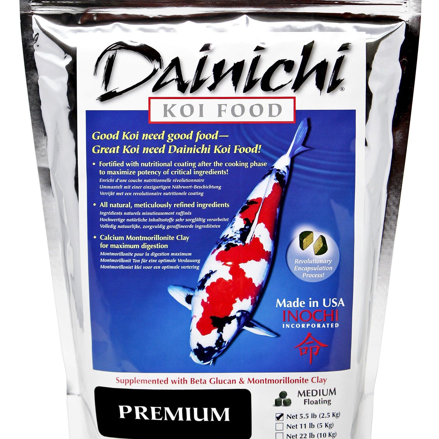 Koi Food – Dainichi Premium – Floating Pellet