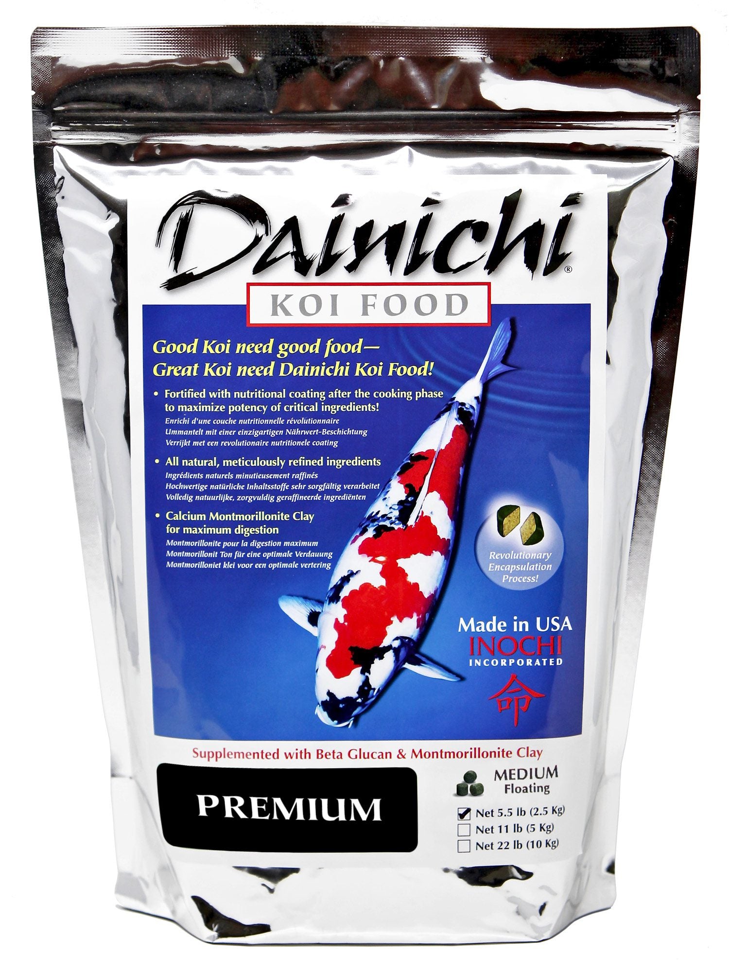 Koi Food – Dainichi Premium – Floating Pellet