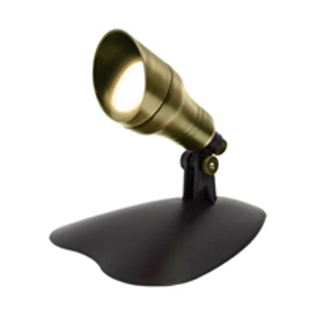 1-Watt LED Puck Light (Bronze or Brass, Optional 6-Watt Transformer)