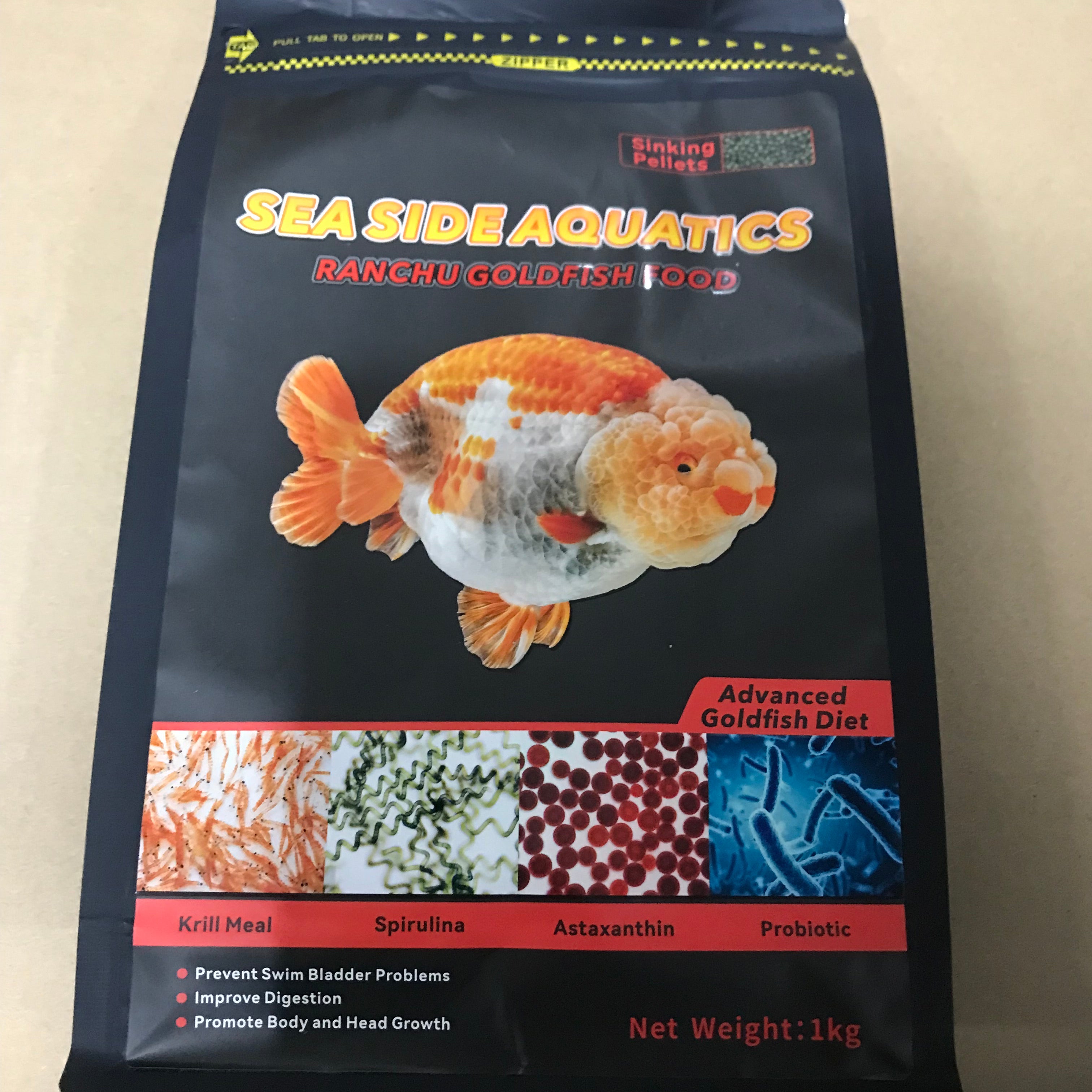 Premium Goldfish Ranchu Sinking 1KG