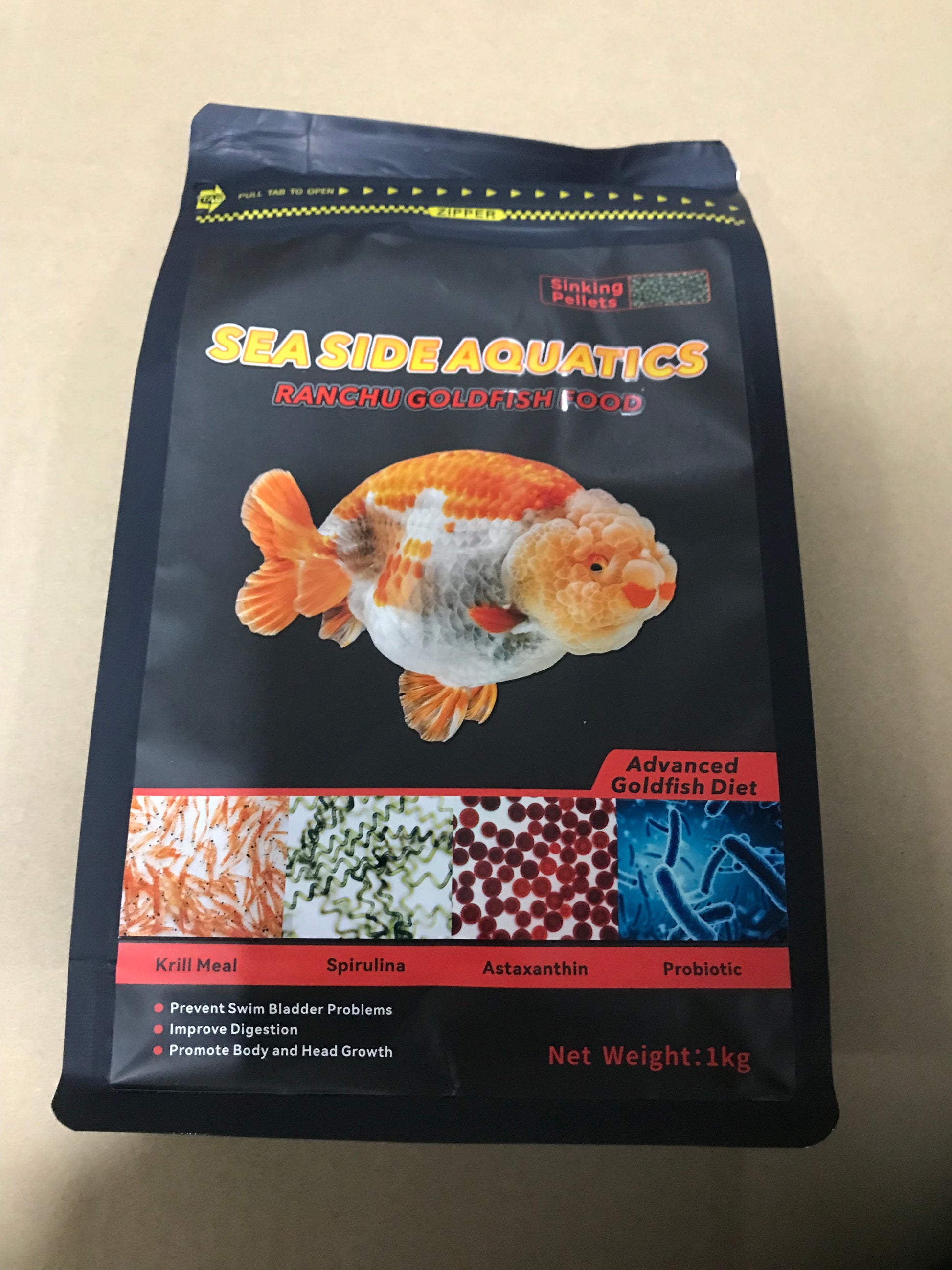 Premium Goldfish Ranchu Sinking 1KG