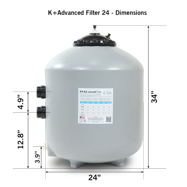 Evolution Aqua K+ Advanced Pressure Filter 24