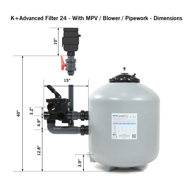 Evolution Aqua K+ Advanced Pressure Filter 24