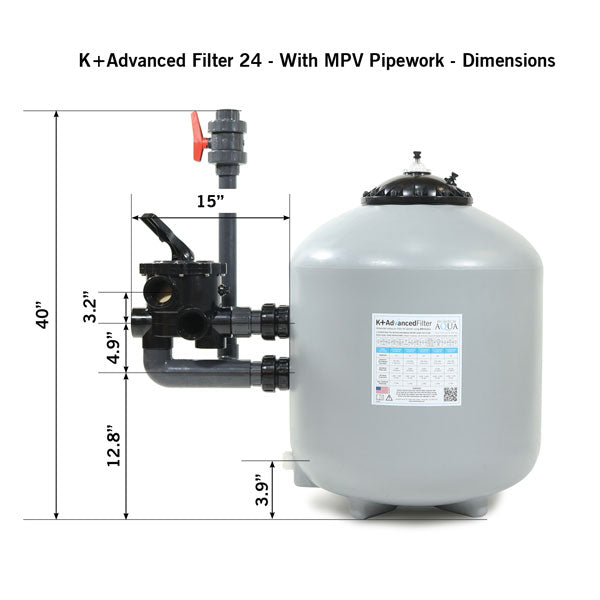 Evolution Aqua K+ Advanced Pressure Filter 24