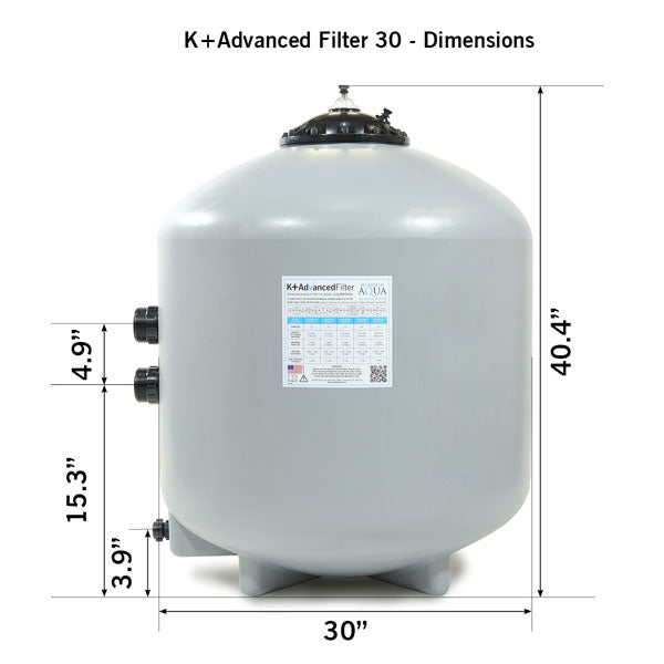 Evolution Aqua K+ Advanced Pressure Filter 30