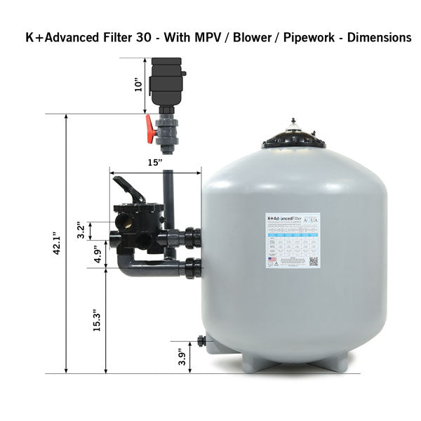 Evolution Aqua K+ Advanced Pressure Filter 30