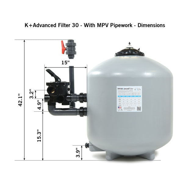 Evolution Aqua K+ Advanced Pressure Filter 30