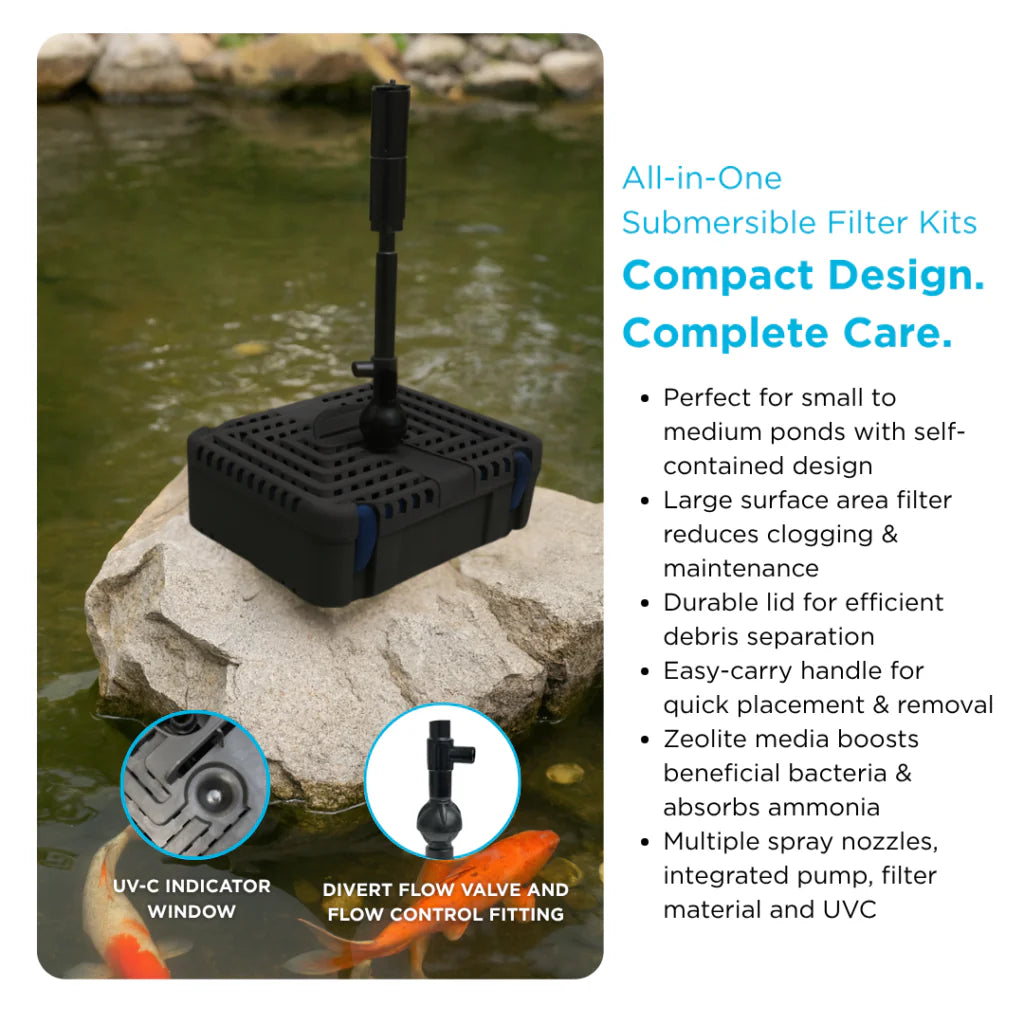 PondMAX SF Series All-in-One Filter: Pond Pump, Filter & UV