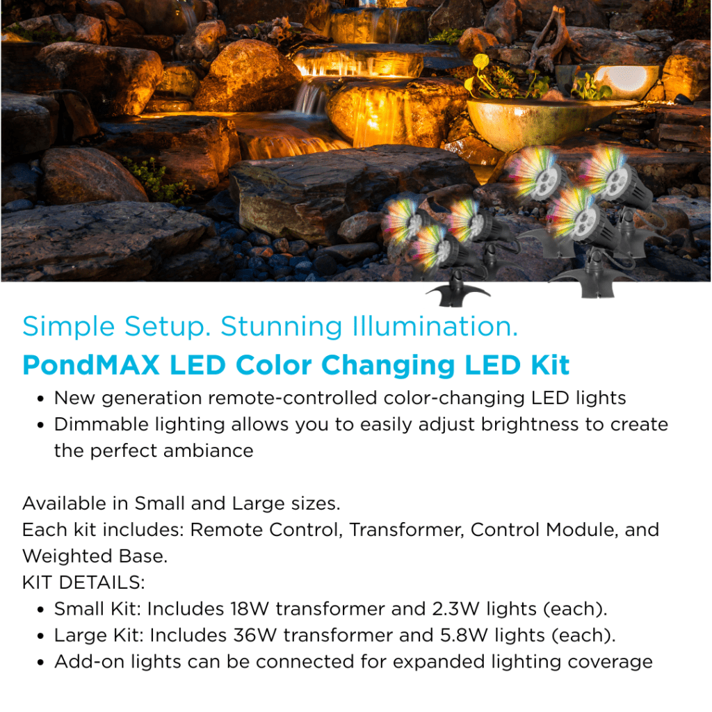 Small Color Changing LED 3 Light Kit