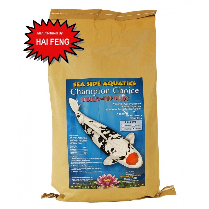 Build Up Champion Koi Food Sea Side Aquatics