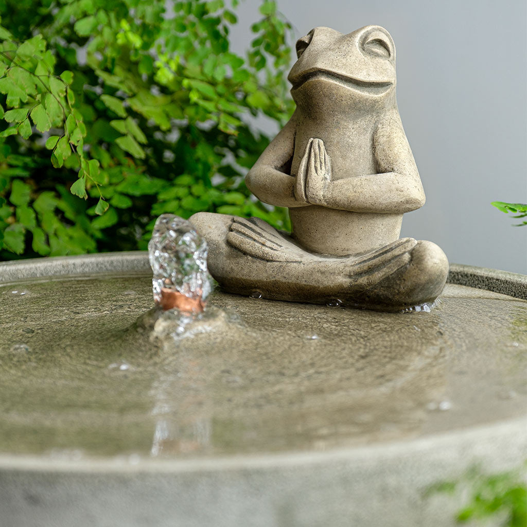 Yoga Frog Fountain