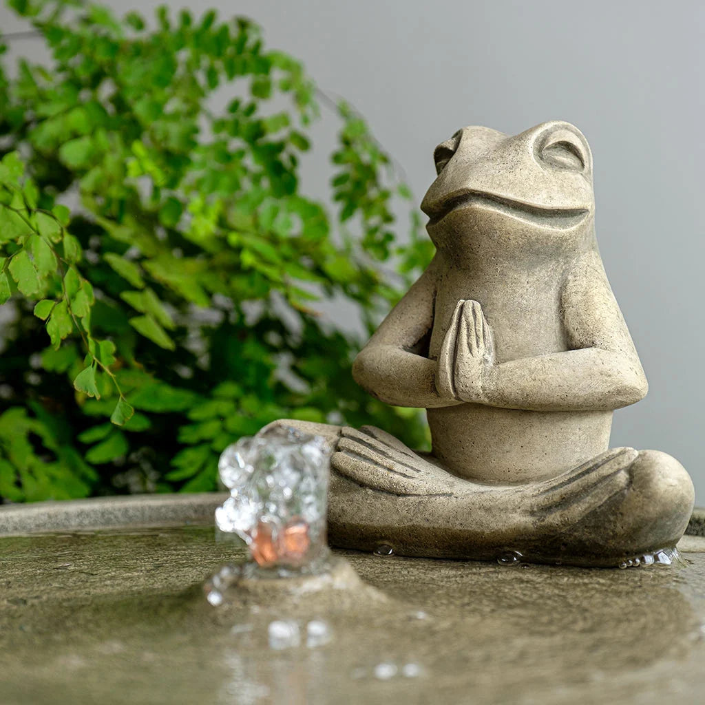 Yoga Frog Fountain